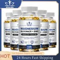 Magnesium Glycinate Capsules with Zinc Dietary Supplement - Suitable for Men and Women Non-GMO
