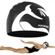 23x21cm Universal Adult Swimming Men Women Long Hair Swim Pool Hat Sports Protect Ears Swimming Hat