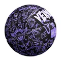 Black Purple Rubber Basketball Ball Official Size 7 Free Needle Net Pump Outdoor Durable Basket Ball