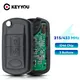 KEYYOU 315/433MHz ID46 PCF7941 Chip Flip Remote Control Car Key For Land Rover Range Rover Sport