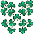 Fashionable Lucky Green Clover Brooch For St. Patrick's Day