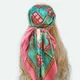 90*90cm Luxury Brand Square Scarf Fashion Beach Women Head Silk Wrap Spring Summer Shawl Ladies