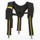 Black Suspenders For Men Y /H Type Tooling Suspender Can Hang Tool Bag Reducing Weight Strap Heavy