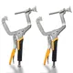 TOLESA 2PCS Pocket Hole Clamp 11" Right Angle Clamp Corner Clamp Tools Two Ways C- Clamp for