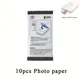 10pcs Photo Paper 2x3 Inch Sticky-Backed Photo Paper For HPRT MT53 Pocket Photo Printer