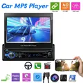 1 DIN 7 pollici Car Multimedia lettore MP5 Bluetooth musica schermo retrattile elettrico Intelligent