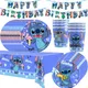 Disney Stitch Party Supplies Paper Napkins Tablecloth Plates Balloon Stitch Theme Baby Shower Kid