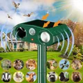 Solar Energy Ultrasonic Animal Chaser Repeller For Cat Dog Bird Mice Deterrent Outdoor Garden Animal