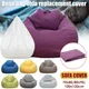 Large Bean Bag Chair Sofa Cover Comfortable Outdoor Lazy Seat Bag Couch Cover without Filler for