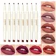 8 Color 2 IN 1 Lip Liner Pencil Waterproof Matte Lipstick Makeup Set Long Lasting Moisture Cosmetic