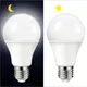 1-10PCS LED Dusk To Dawn Sensor Light Bulb A60 E27 B22 AC220V 10W Garden Corridor Decor Night