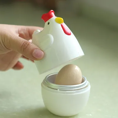 Microwave Egg Boiler Home Chicken Shaped Cooker Kitchen Cooking Appliance egg holder for boiled eggs