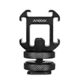 Andoer 3 Cold Shoe Mount Adapter On-Camera Mount Adapter for DSLR Camera for LED Video Light