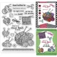 1pcs Warm Knitting Theme Clear Stamps Blessings Silicone Clear Stamps Set for Decorating DIY