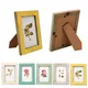 Wooden Wedding Couple Pictures Frames Gift Vintage Photo Frame 5 Colors Home Decor Creative