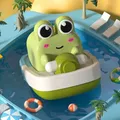 Frog Bath Toy with Clockwork for Kids Wind-Up Swimming Pool Bathtub Baby Bath Toy Birthday Gift