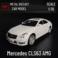 Mercedes CLS63 AMG Replica 1:36 Scale Car Model Miniature Art Figure Metal Diecast Vehicle Home