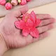 1pcs Lotus Flowers Embroidery Sew On Patches Fabric Sticker Applique Sew Badge Craft DIY Repair For