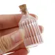 1:12 Dollhouse Miniature Glass Bottle Cork Cover Tiny Jar Vials Model Doll Toy For Dollhouse