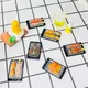 1/12 Scale Cute Barbecue Skewered Meat or BBQ Fish Dollhouse Miniature Doll Food Pretend Play Mini