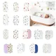 Newborns Baby Fitted Sheet Crib Bed Cover Sheet Fitted Bassinet Sheets Mattress Cover Soft Removable