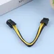 High Quality 1PC 6-Pin To 8-Pin PCI-E Power Converter Extension Cable For Video Card Graphics