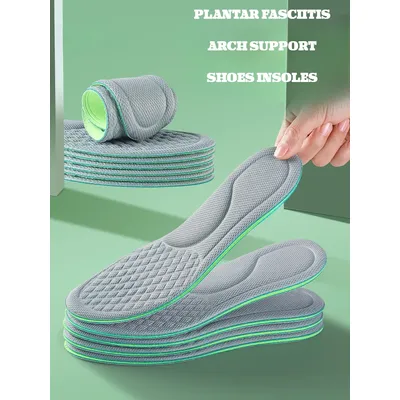 1Pair Memory Foam Plantar Fasciitis Relief Shoes Insole Arch Support Insoles for Feet Comfort Shoe