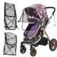 Transparent Baby Stroller Raincoat Cover Trolley Umbrella Car Rain Cover Baby Stroller Windshield