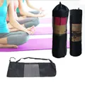 Convenience Black Yoga Backpack Yoga Mat Waterproof Backpack Carrier Mesh Adjustable Strap Sport