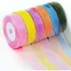 50 Yards/Roll Sheer Chiffon Ribbon Organza Satin Ribbons for Gift Wrapping Decoration Wedding