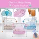 3 Colors Bluetooth Electric Auto Swing Bed Baby Cradle Safe Crib Infant Rocker W/ MP3 Music Soothing
