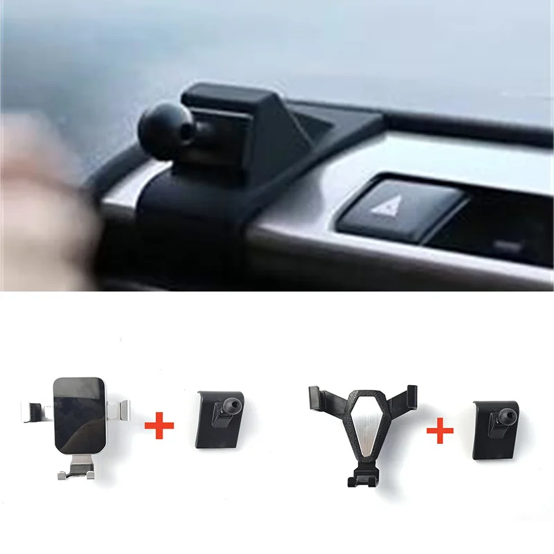 1Set ABS material For 2013-2018 Toyota RAV4 RAV 4 MK4 Gravity Linkage Special Car Moblie Smart Phone Holder Mount
