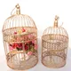 Modern Metal Bird Cage European Wrought Iron Bird Cage Wedding Decoration Flower Cage Ornaments