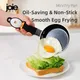 joie eggy Mini Fry Pan Stainless Steel Non-stick Frying Pan for Eggs and Dumplings Oil Spout Spatula