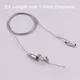 2M Length Thicken Wire Picture Photo Oil Painting Light Chute Track Rail Ceiling Moveable Hook