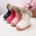 JGSHOWKITO Girls Boots Fashion Snow Boots For Kids Children Rubber Boots For Toddler Boys Girl