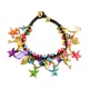 Cute Starfish Shell Coral Charms Bracelet Colorful Beads Woven Rope Handmade Bracelets for Women