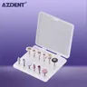 12 Pcs/Set AZDENT Dental Composite Polishing Kit Shank Diameter RA 2.35MM Recommended Speed