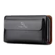 Luxury Brand Men Wallets with coin pocket Double Zipper Male Wallet long Large Men Purse coin Clutch