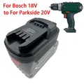 Adapter Converter for Bosch 18V Li-ion Battery BAT609 BAT618 To for Parkside 20V Cordless Battery