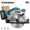 Kamolee 7 inch 21V 6.0Ah 6000mAh Electric Circular Saw for Home DIY Compatible Makita 18V Battery