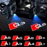 2pcs LED Car Door Shadow luce di cortesia per Audi A1 A3 A4 A4L A5 A6 A7 A8 Q3 Q5 Q5L Q7 Q8
