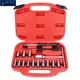 Injector Remover 17Pcs Diesel Injector Seat & Cleaner Carbon Remover Seat Tools Cutter Milling