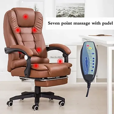 Office Boss Chair Ergonomic Computer Gaming Chair Internet Cafe Seat Household Reclining Seven-point