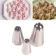 #1F#2F#3F Cherry Flower Stainless Steel Piping Icing Nozzle Fondant Jelly Cream Pastry Baking Tips