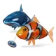 Remote Control Fish Toys Shark Infrared RC Electric Flying Air Balloons Kids Toy RC Fly Air Balloons