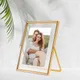 Acrylic Rectangle Black/Silver/Gold Metal Wall Photo Pictures Frames Modern 6/7/8inch Poster Canvas