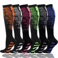 Compression Stockings Nurse Sports Cycling Socks for Diabetics Running Gift for Men Diabetes Nature