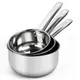 Stainless Steel Pan Pot Thickening Non-stick Suop Pan With Handle Milk Pot Hot Pot Household Cooking