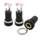 Gold Plated 3/4 Pin 3.5mm Audio Jack Socket 3.5 mm PJ392A Connector With Nut 3/4 Pole Stereo Audio